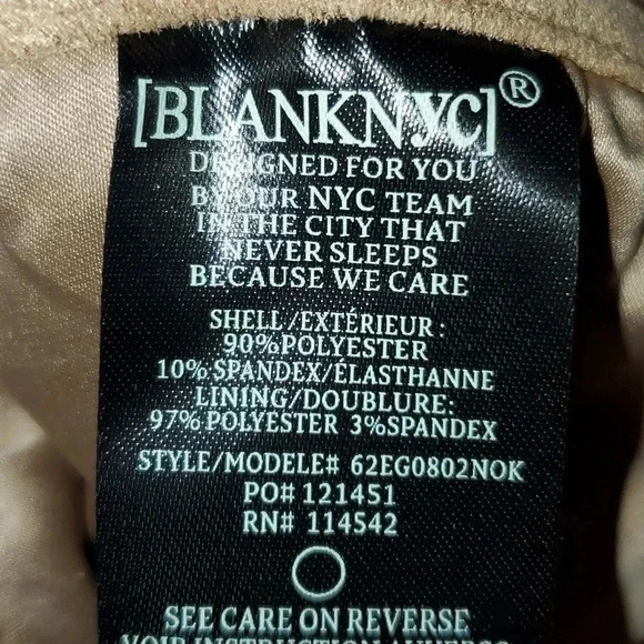 Blank NYC Faux Suede Wrap Mini Skirt NWT - Picture 8 of 8